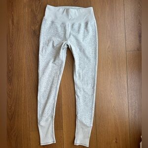ALO Yoga Light Gray Girls' Stretch Leggings